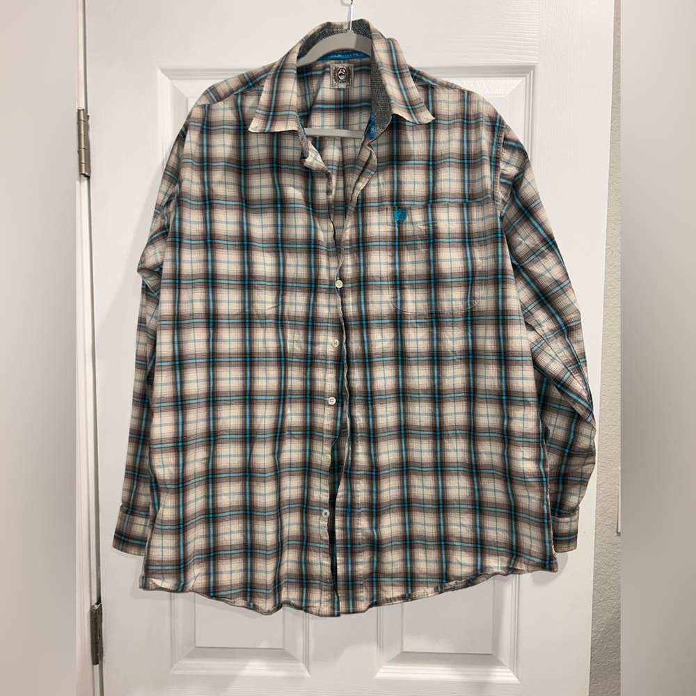 Cinch Men’s‎ Large Button Up Shirt